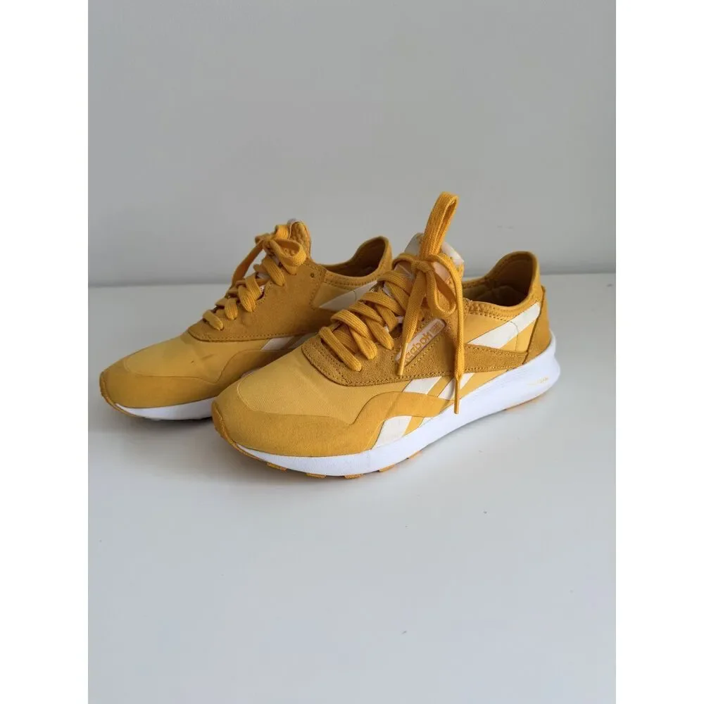Reebok Classic Nylon SP DMX Foam Sneakers Fierce Gold Yellow Women’s 6.5 CN3630